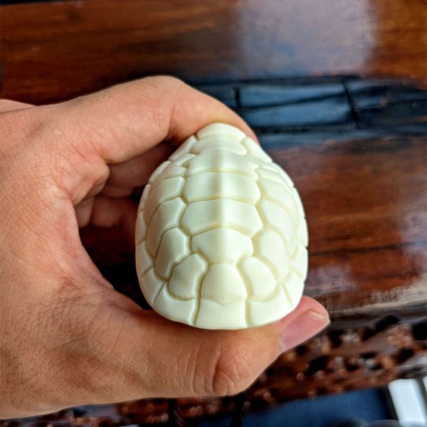 Tagua Nut Carving| Hand Carved Tagua Sea Turtle Pendant | Turtle Tortoise Animal Figurine Pocket Statue Sculpture| Carved Nut Crafts - Image 3