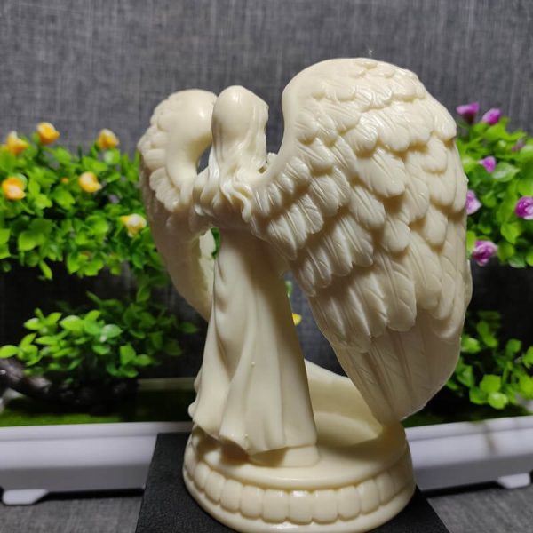 TAGUA Praying Angel Sculpture| Figurine for Gifts Home Decoration | Tagua nut carving - Image 3