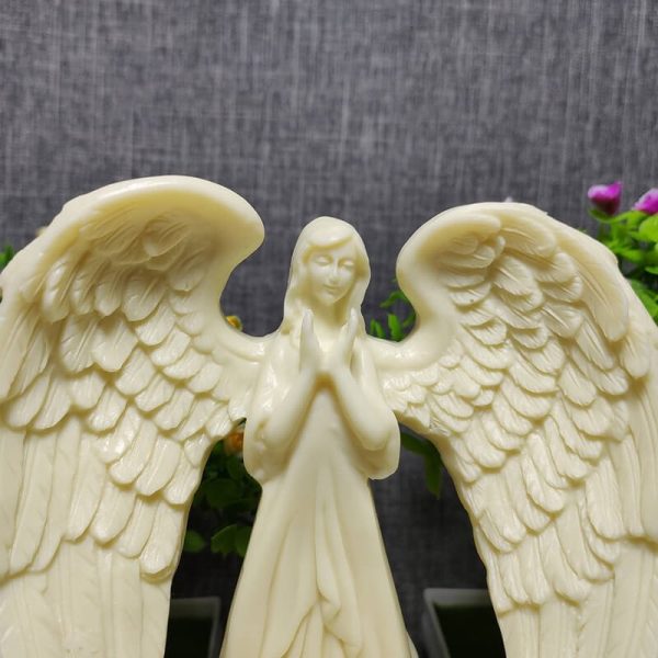 TAGUA Praying Angel Sculpture| Figurine for Gifts Home Decoration | Tagua nut carving - Image 4