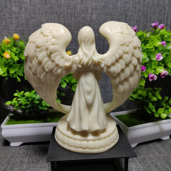 TAGUA Praying Angel Sculpture| Figurine for Gifts Home Decoration | Tagua nut carving - Image 5