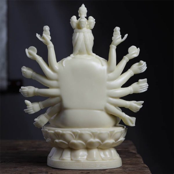 Tagua carvingSmall Guan Yin Statue - Image 5