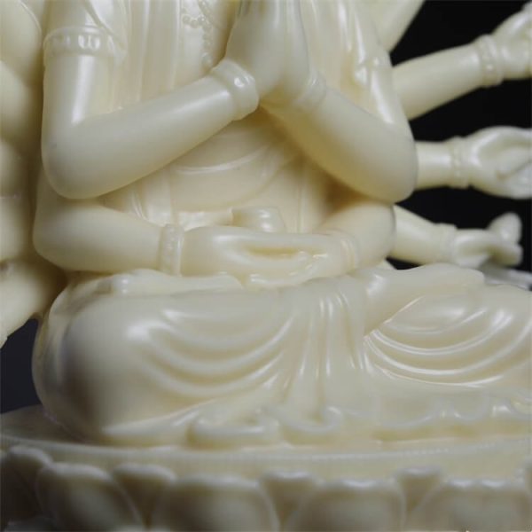 Tagua carvingSmall Guan Yin Statue - Image 6