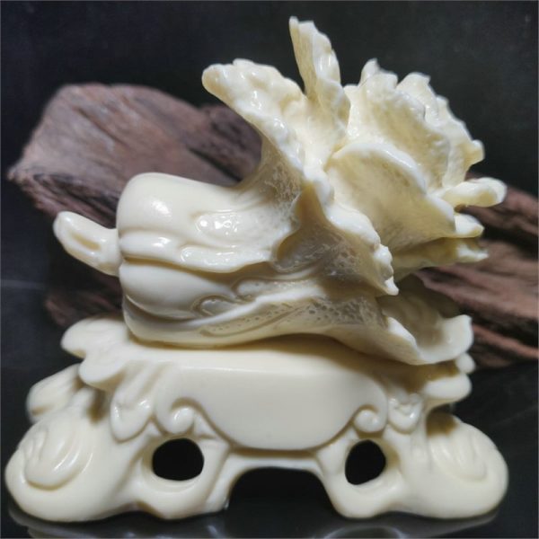 Discover Exquisite Craftsmanship Tagua Nut Carved Cabbage